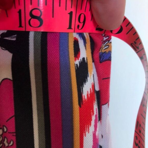 Ruby Rd. Womens Colorful Bold Tunic Shirt Adjustable Sleeves Petite Small V-Neck - Picture 7 of 9